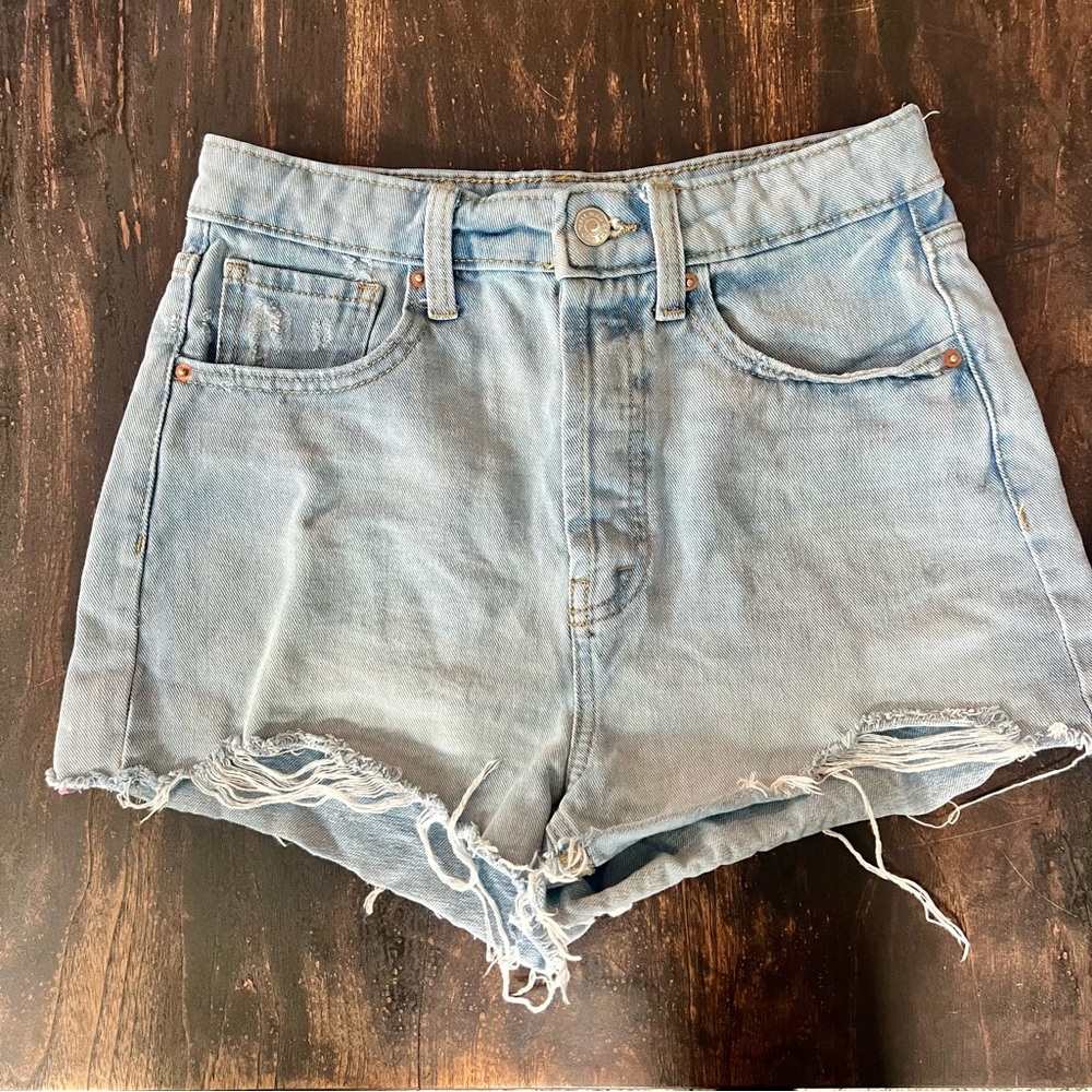 Wild fable high waisted denim shorts size zero